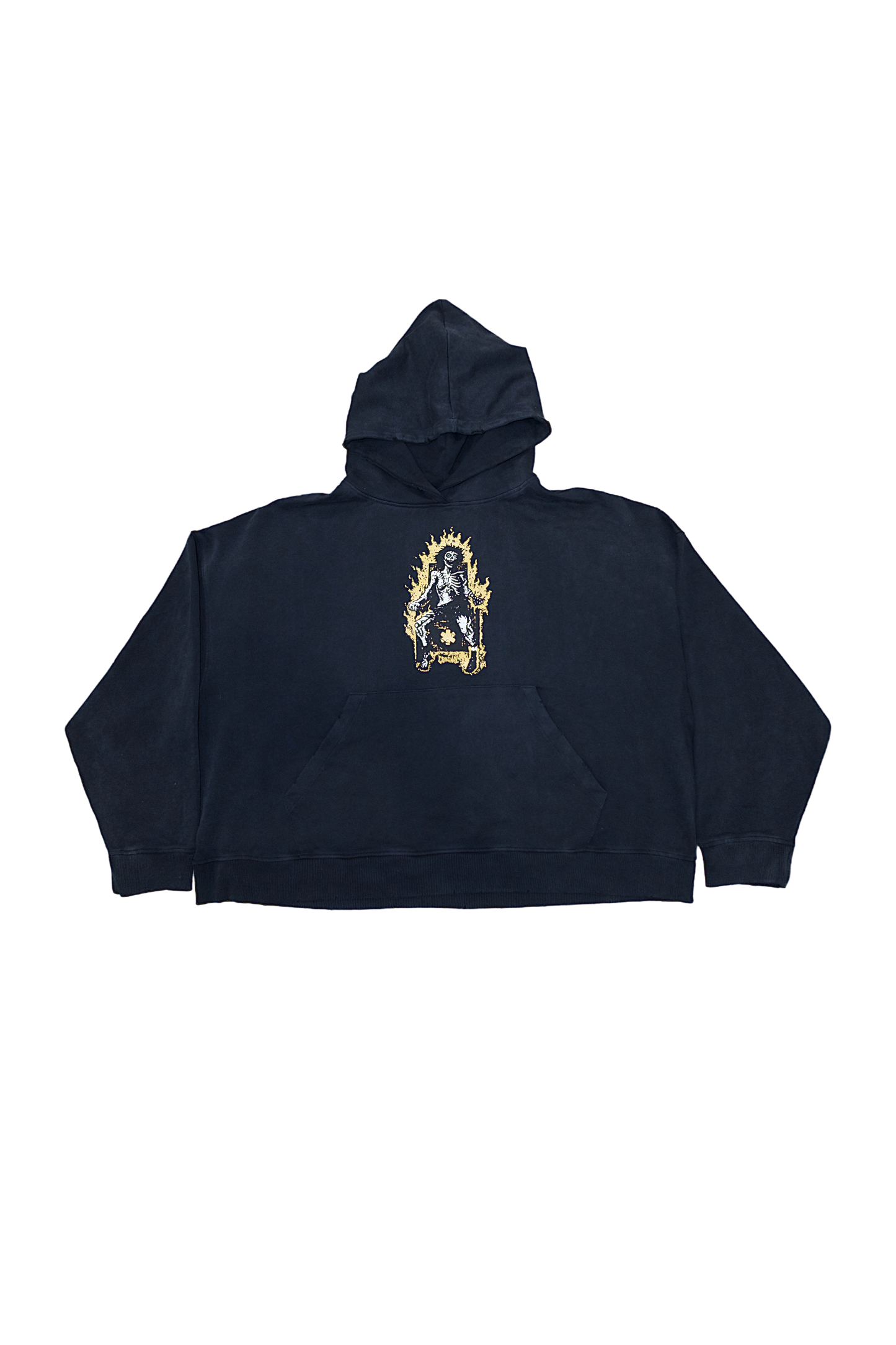 BURNING4U DISTRESSED HOODIE