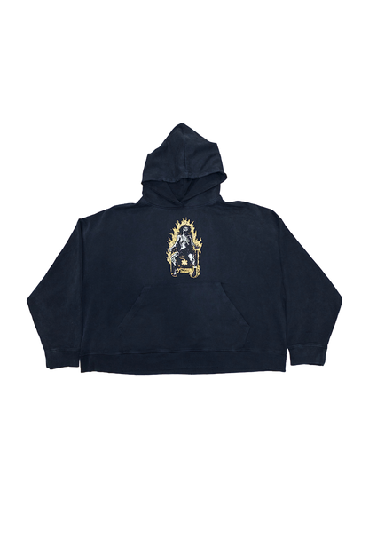 BURNING4U DISTRESSED HOODIE