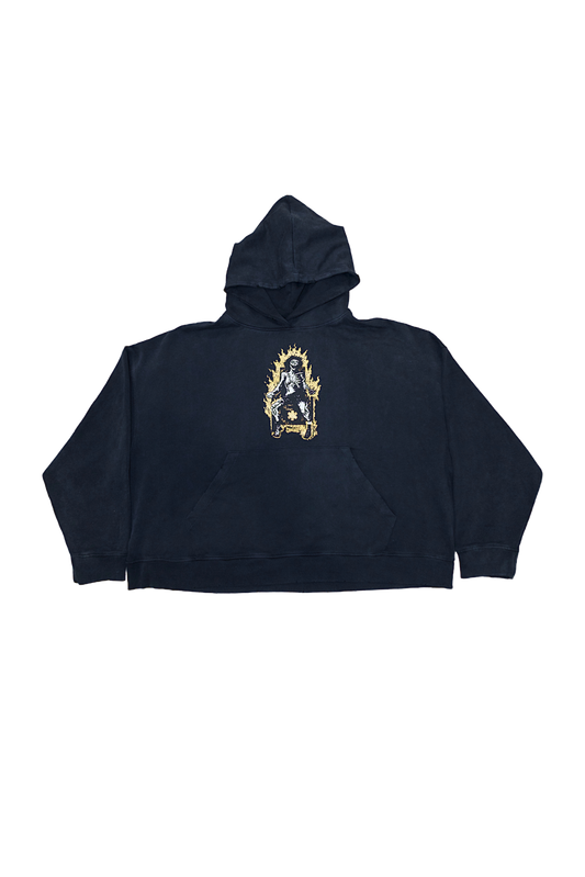 BURNING4U DISTRESSED HOODIE